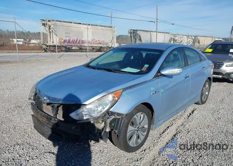 2013 Hyundai Sonata Hybrid Limited z USA, uszkodzony, nr VIN KMHEC4A47DA094380